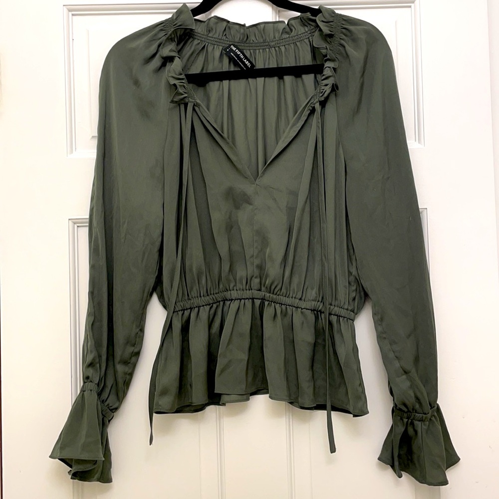 The Fifth Label olive green blouse size S